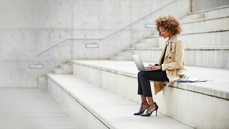 woman-on-steps